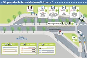 carte du pôle d'échange