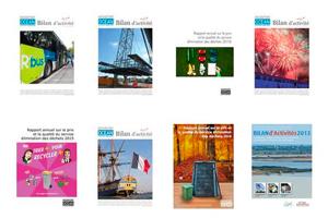 miniatures des bilans d'activités de la CARO