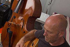 musicien à un répétition