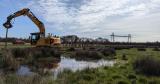 photo des travaux du marais du Transbordeur 
